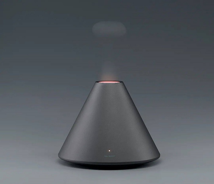 仿火山口加湿器家电产品设计